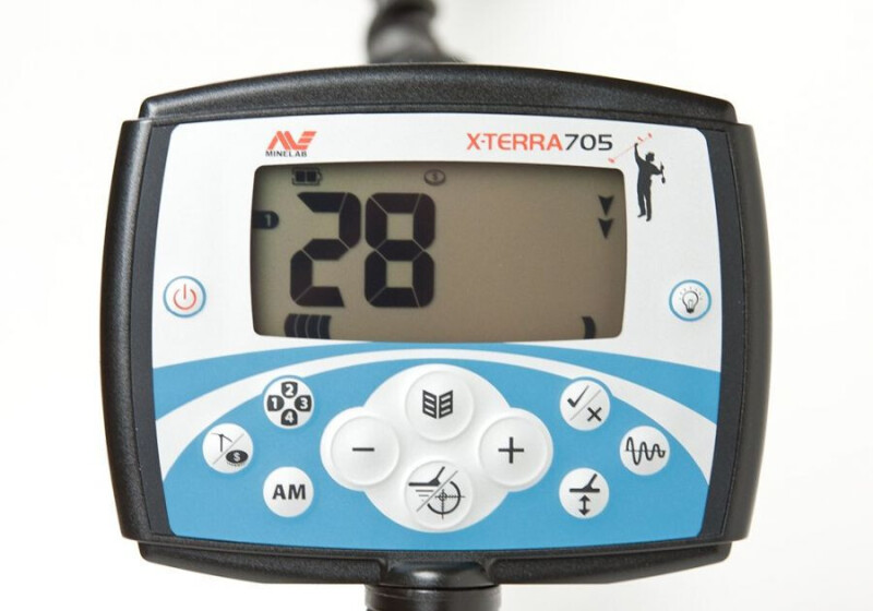 Minelab X-Terra 705 (10,5" 7,5kHz) + GIFT: PRO-FIND 15