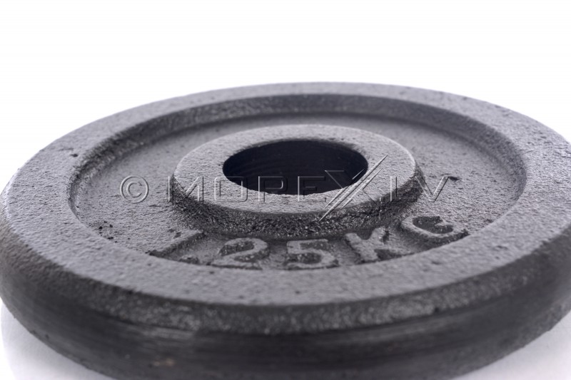 Steel weight disk for barbells and dumbbells (plate) 1,25kg (31,5mm)