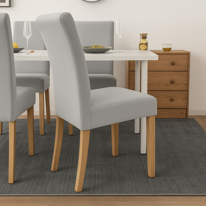 Chair covers 6 pcs., light gray