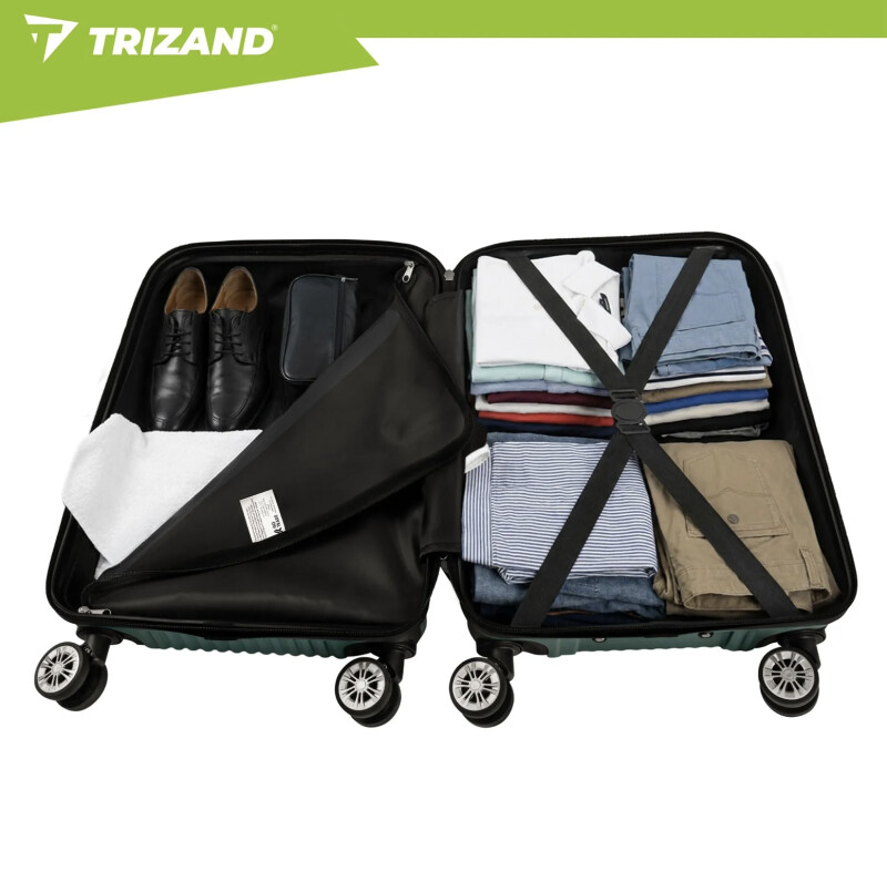 Suitcase set 3 pcs. green