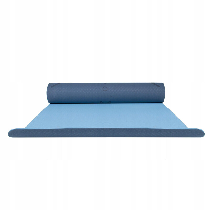 Jogas paklājiņš 183 x 61 x 0,6 cm (vingrošanas paklājs) zils