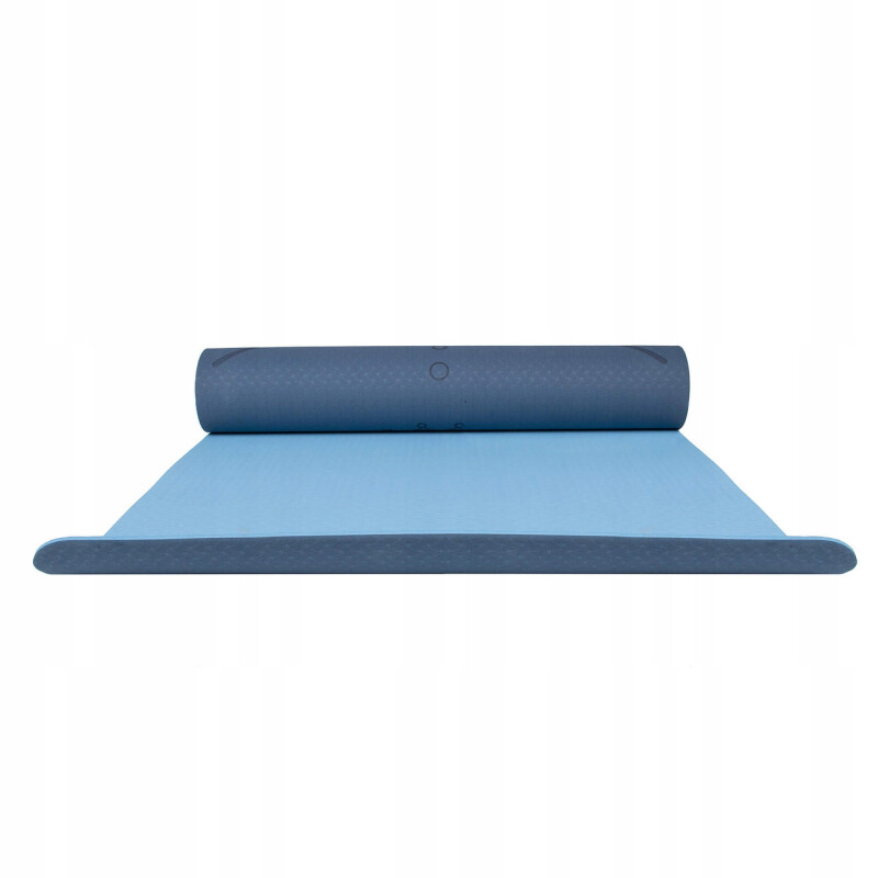 Yoga exercise mat 183 x 61 x 0,6 cm, blue