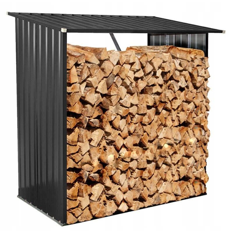 Firewood Storage Shed, 163x83x154 cm