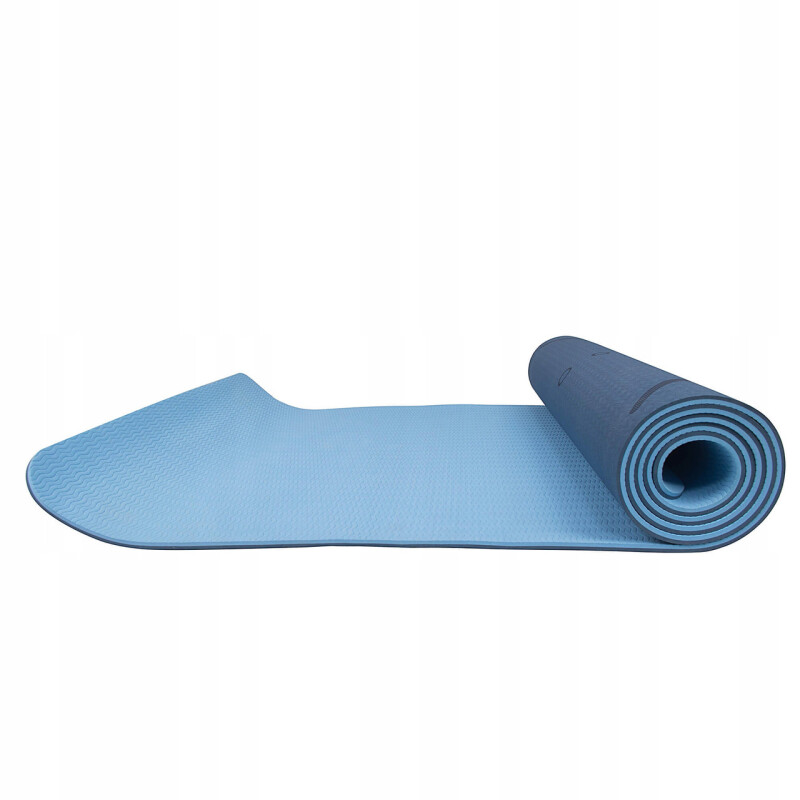 Коврик для йоги (аэробики) 183 x 61 x 0,6 см, синий