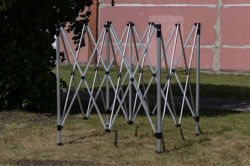 Pop Up Saliekamā nojume 3x3 m, ar sienām, Bēša, X sērija, alumīnijs (tents, paviljons, telts)