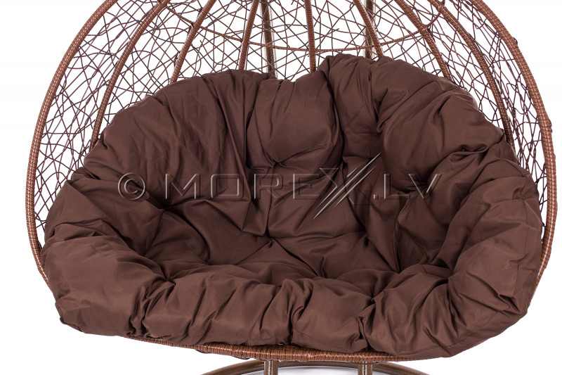 Double hanging egg chair 1144D, on tripod