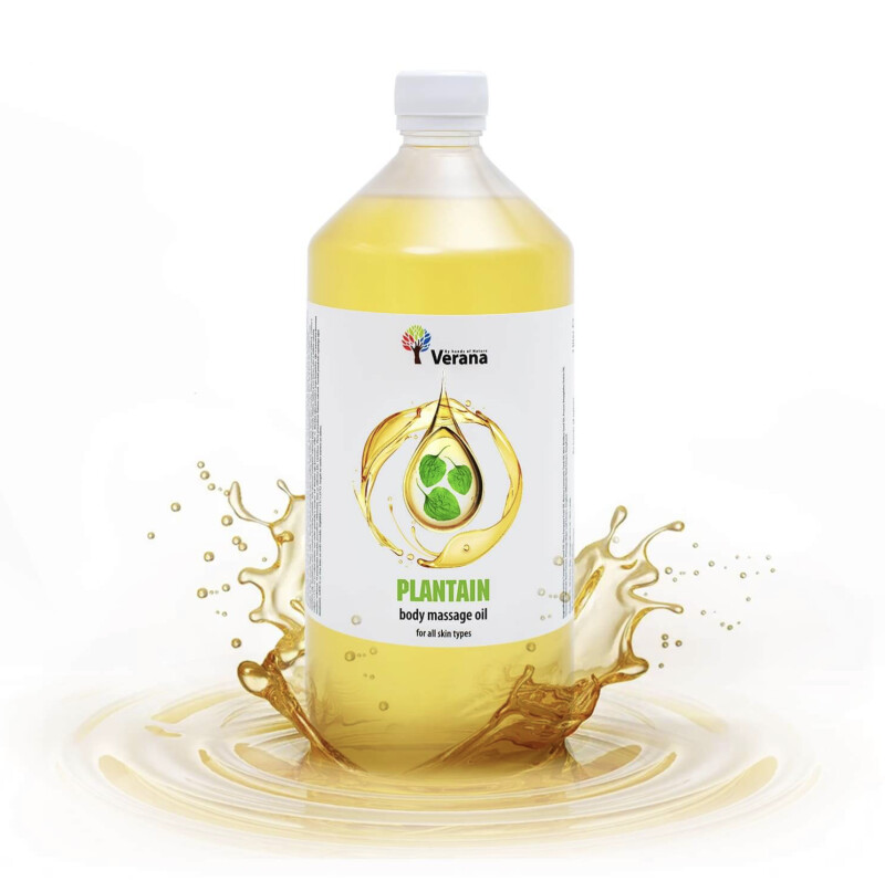 Body massage oil Verana Professional, Plantain 1 liter