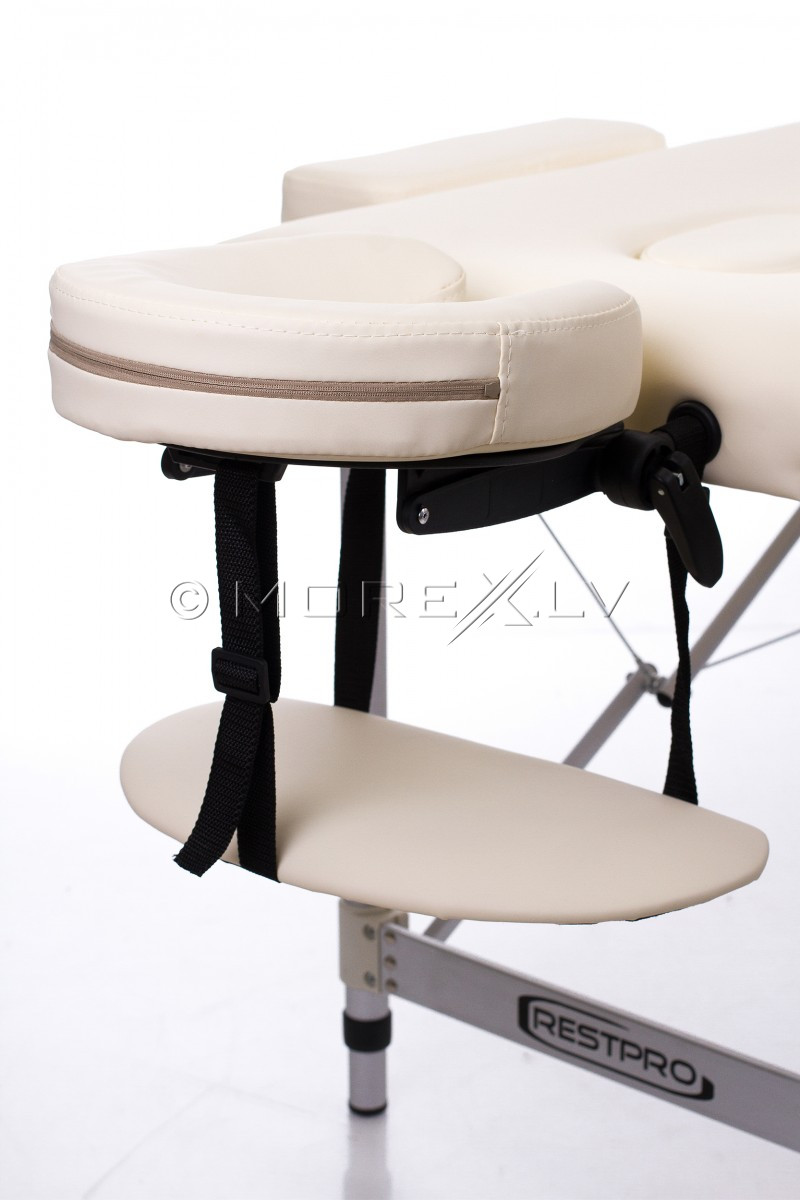 Massage Table + Massage Bolsters RESTPRO® ALU 2 M Cream