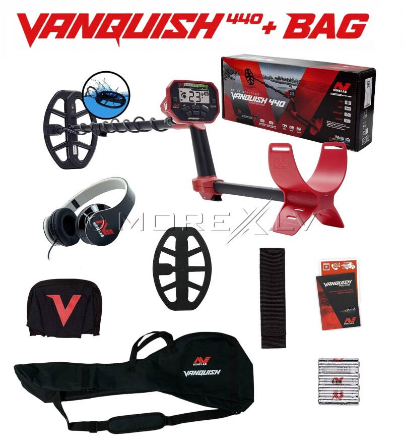 Metāla detektors Minelab Vanquish 440 + DĀVANA: SOMA