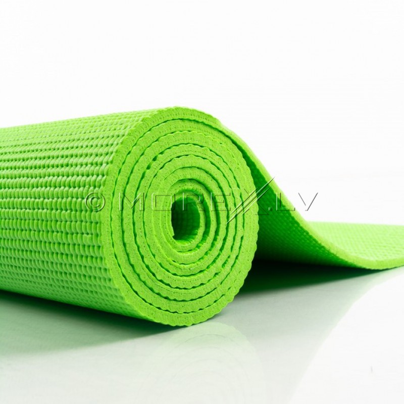 Joogatreening pilates fitness mat 173х61х0.5 сm roheline