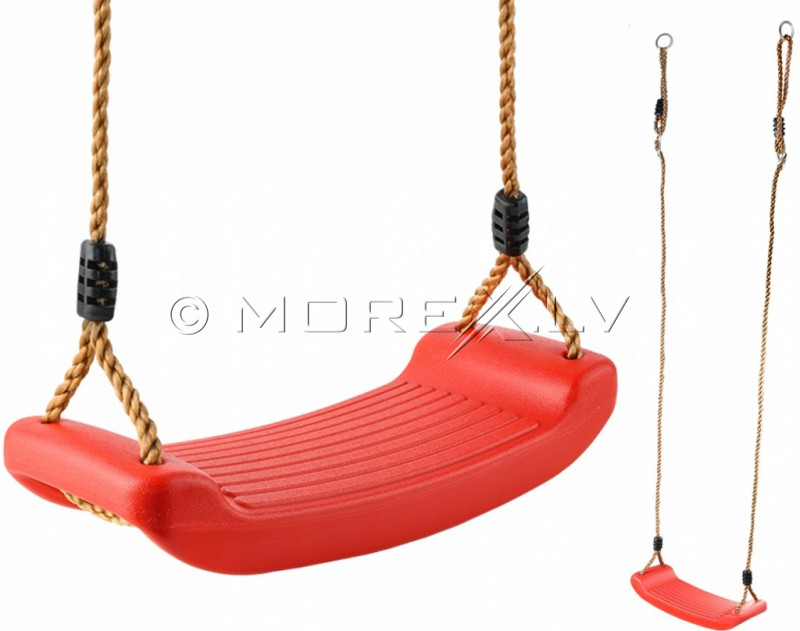 Plastic swing seat, KBT, red