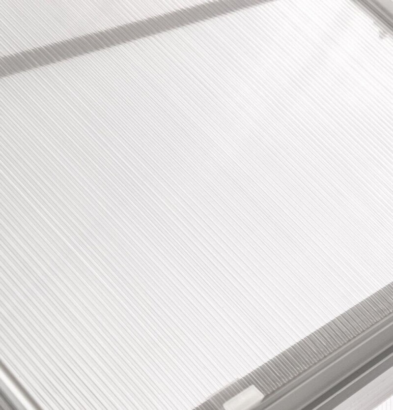 Polikarbonāta siltumnīca 10.75m² (2.5x4.3m)
