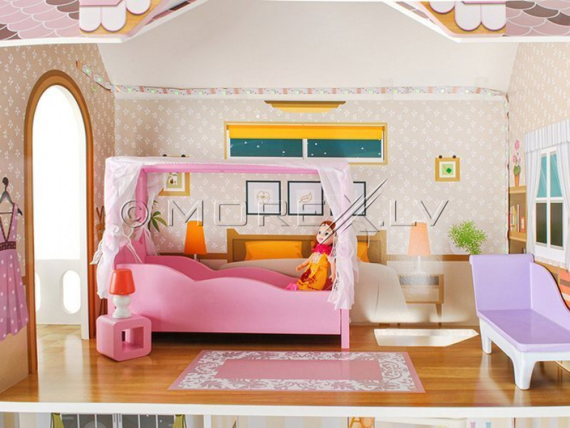 Big wooden dollhouse, 103х120 cm (9152)