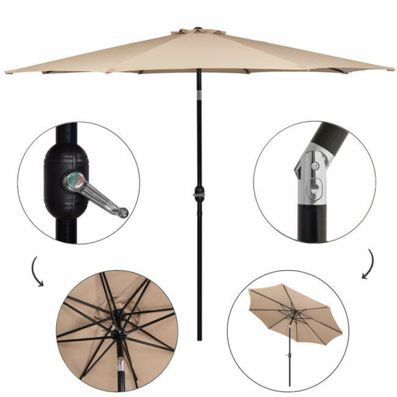 Sun protection umbrella 300 cm