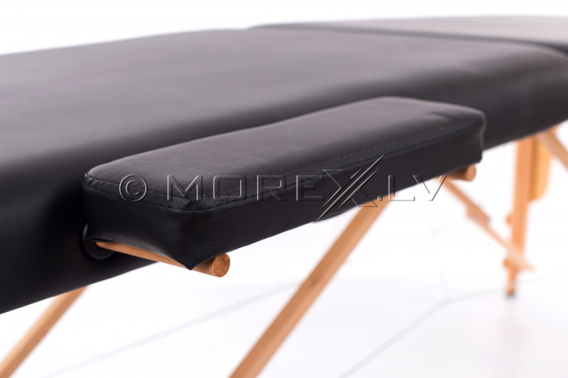 Masāžas galds (kušete) melns 185x60 cm