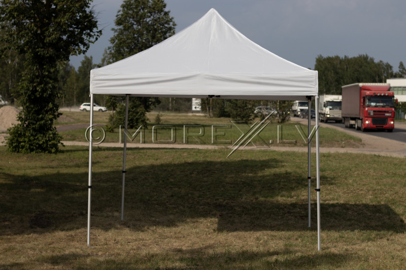 Pop Up Kokkupandav varikatus 3x3 m, seinteta, valge, X-seeria, teras (telk, paviljon, varikatus)