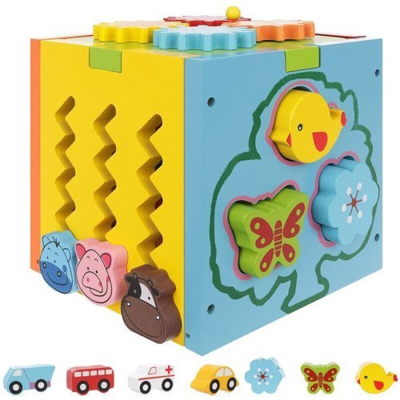 Educational Wooden Cube - Sorter