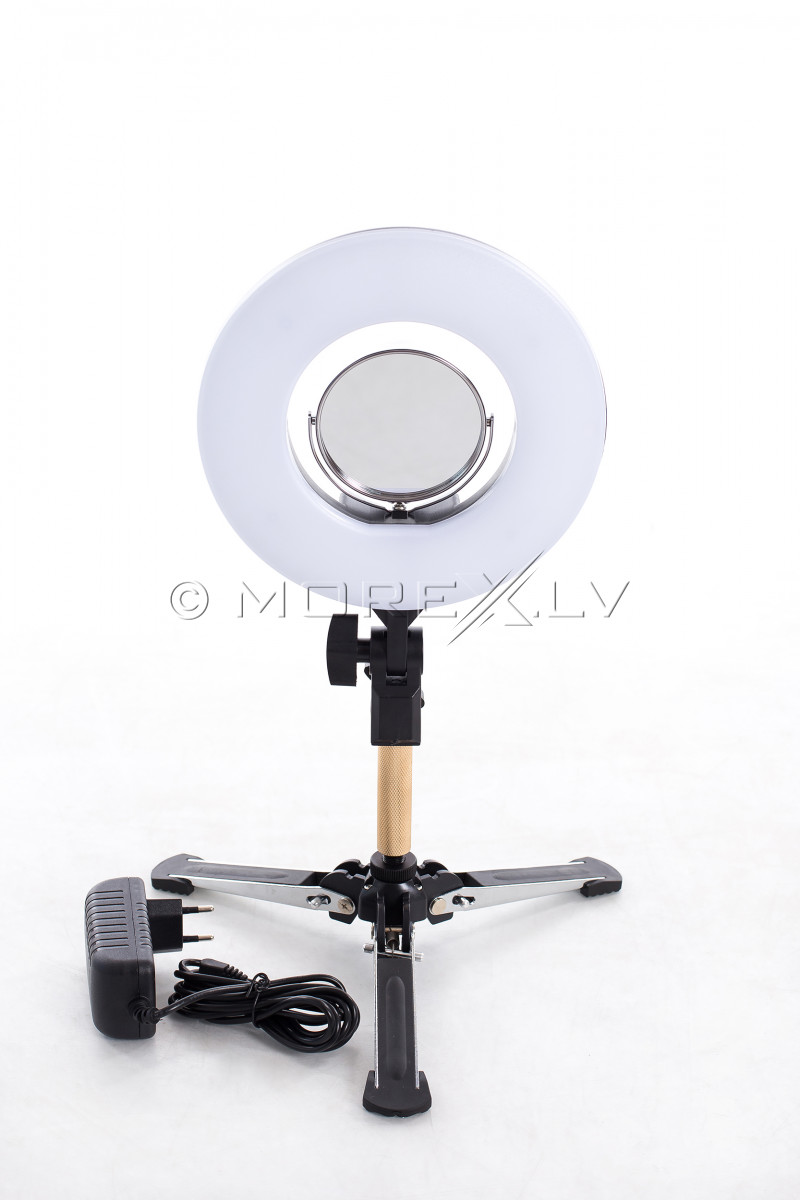 Ring LED lamp for photo and video shooting Ø20 cm, 24W (9601LED-8)