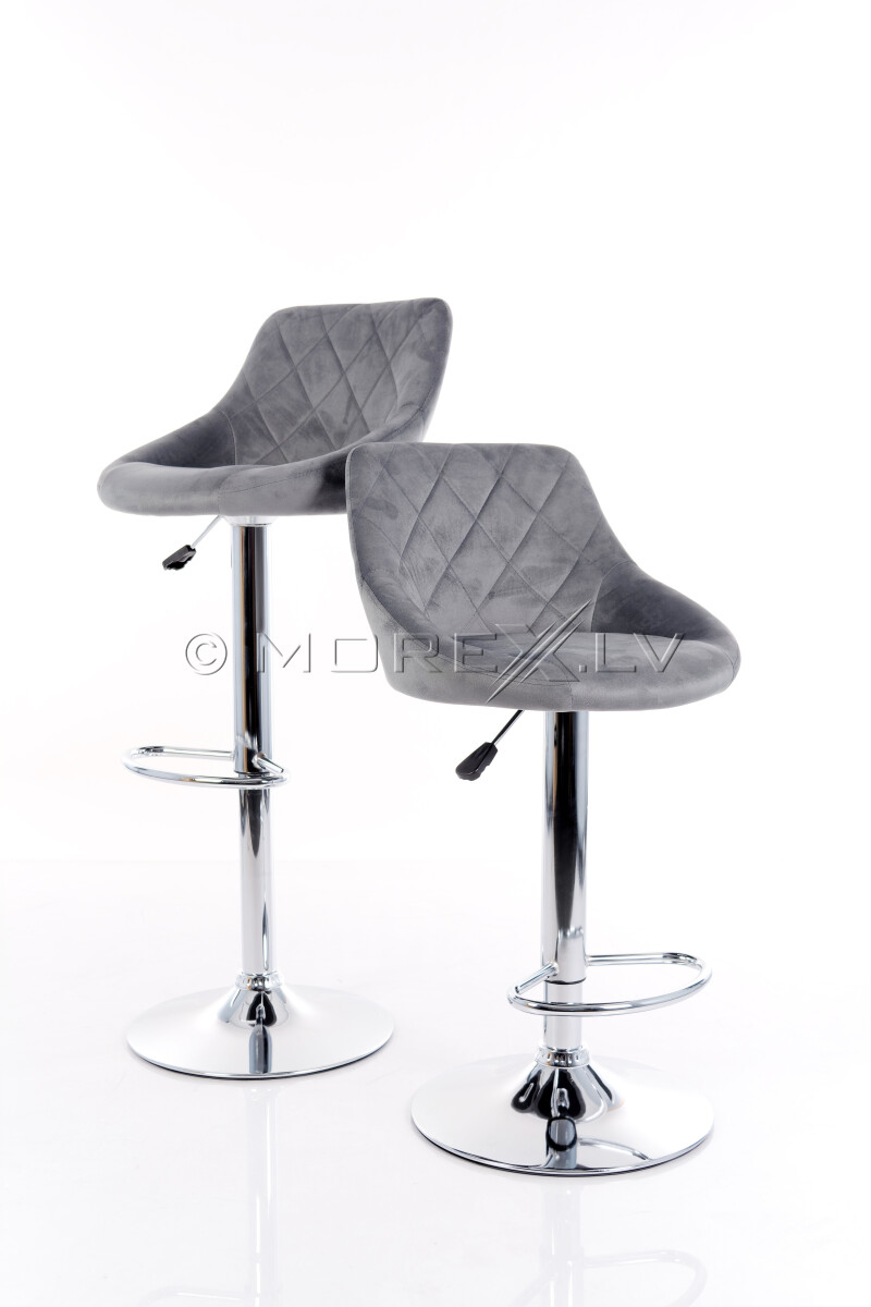 Bar chairs B12 grey 2 pcs.