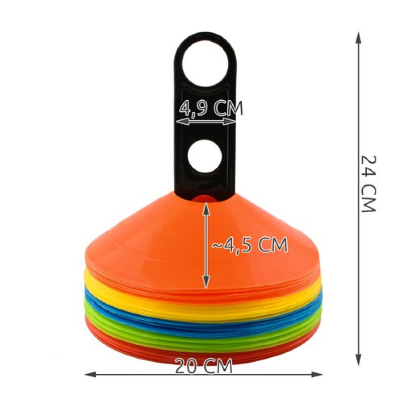 Marker cones set, 50 pcs