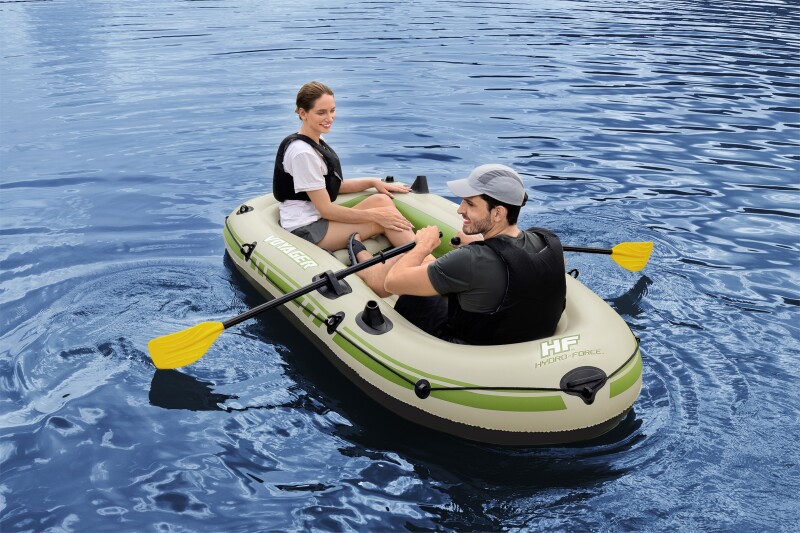 Piepūšamā divvietīga laiva Bestway Voyager X2 Raft, 232х118 cm, 65163