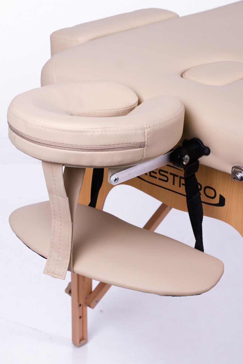 Portable Massage Table + Massage Bolsters RESTPRO® Memory 3 Beige