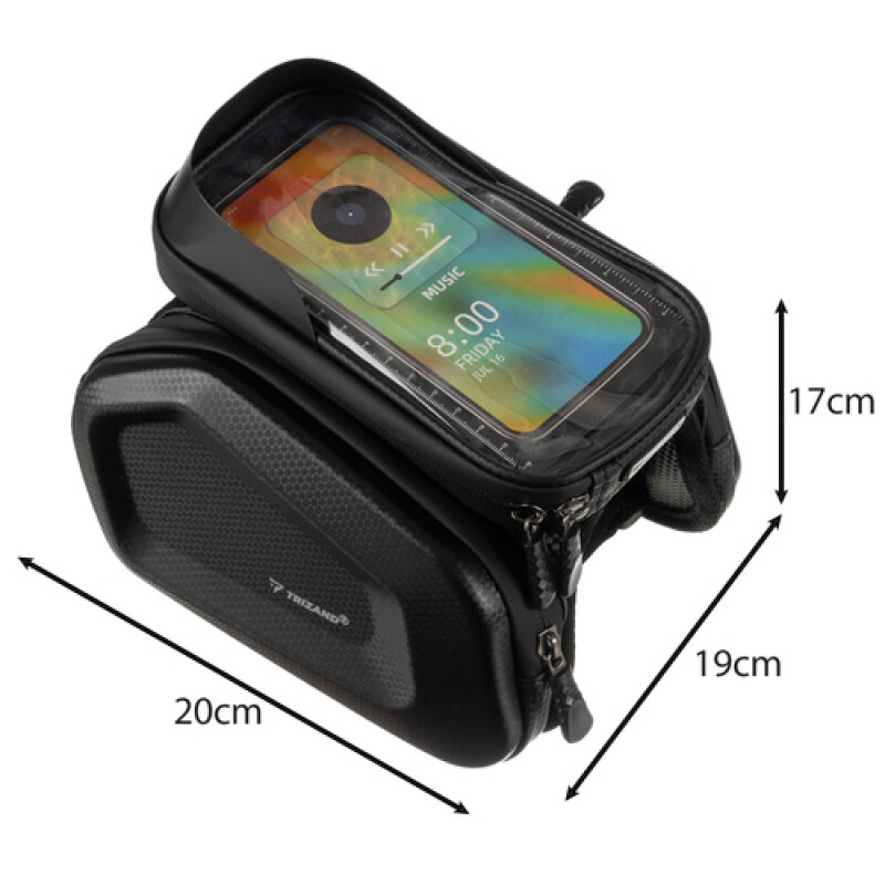 Bag for bicycle with Phone Case