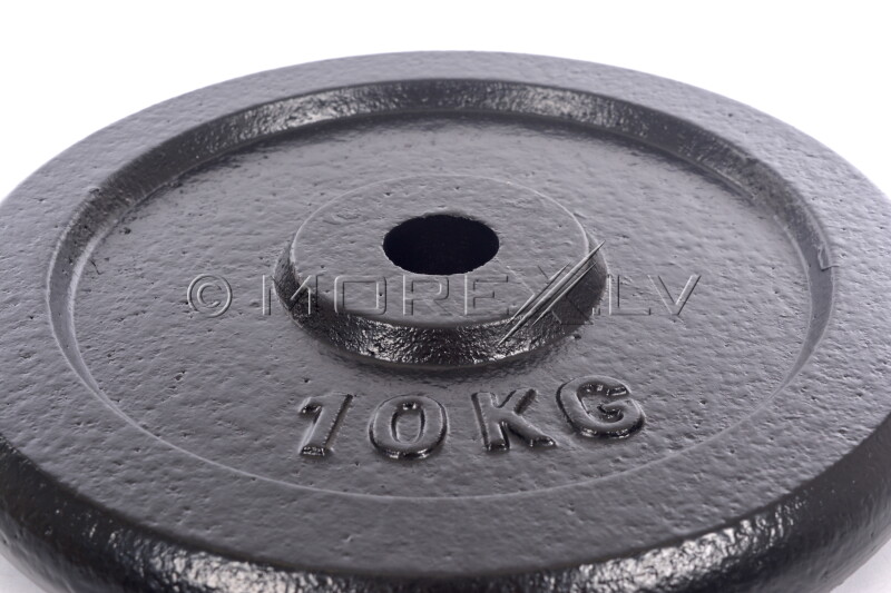 Steel weight disk for barbells and dumbbells (plate) 10kg (31,5mm)