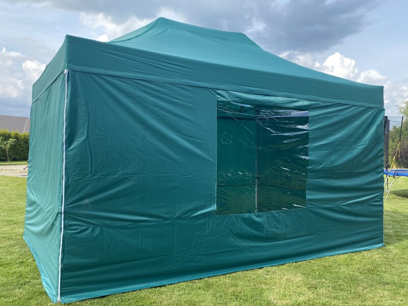 Pop Up portable folding tent enclosure Kit with wall panels 3х4.5 m, N series - aluminum frame 50x50x1.8 mm