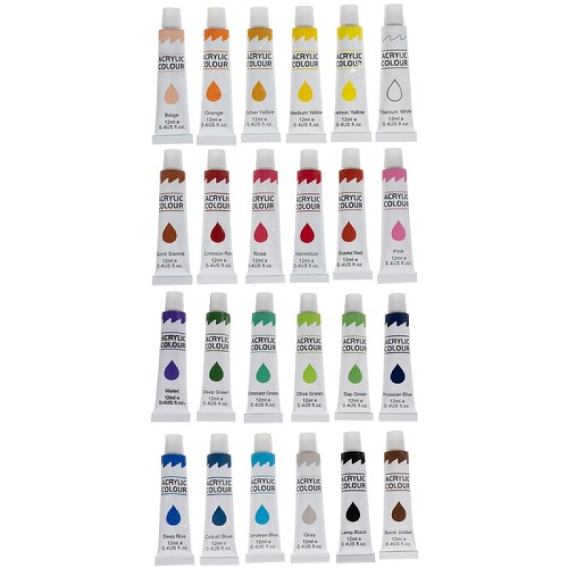 Acrylic paints 24 pcs.