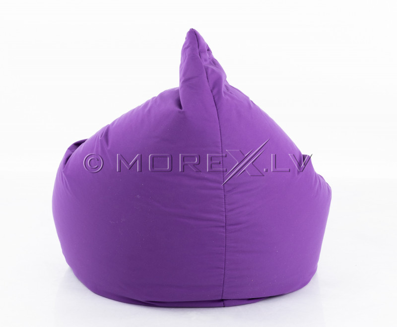 Sako krėslas-pufas, violetinis, 55x55x85 cm