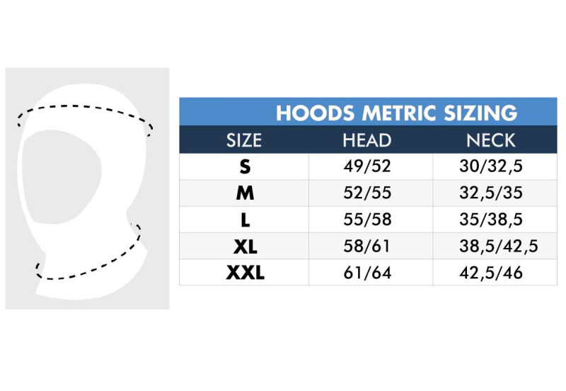 Neoprēna galvassega- hidrotērpam Jobe Neoprene Hood, melna