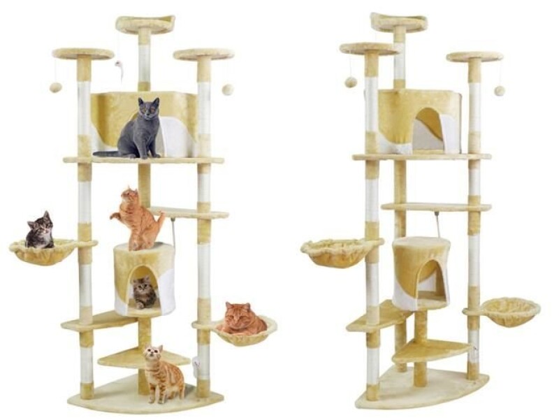 Cat House 200 cm, beige