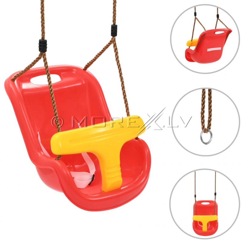 Swing Just Fun "For Babies", length 180 cm, red with yellow