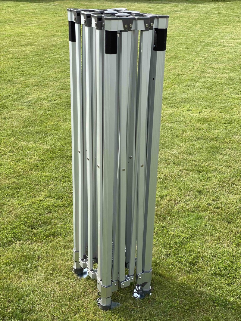 Pop Up portable folding tent enclosure Kit with wall panels 3х4.5 m, N series - aluminum frame 50x50x1.8 mm