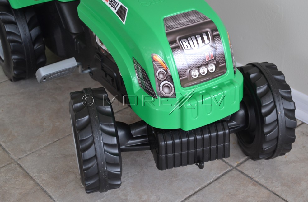 Childrens Tractor with trailer - Smoby Green (toy)