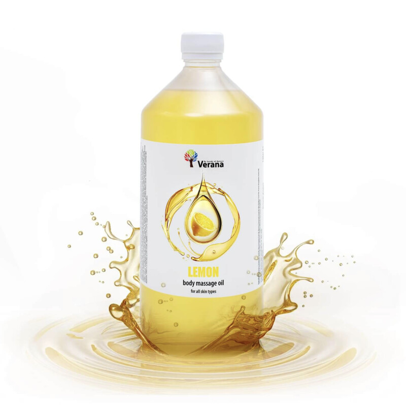 Masāžas eļļa ķermenim Verana Professional, Citrons 1 litrs