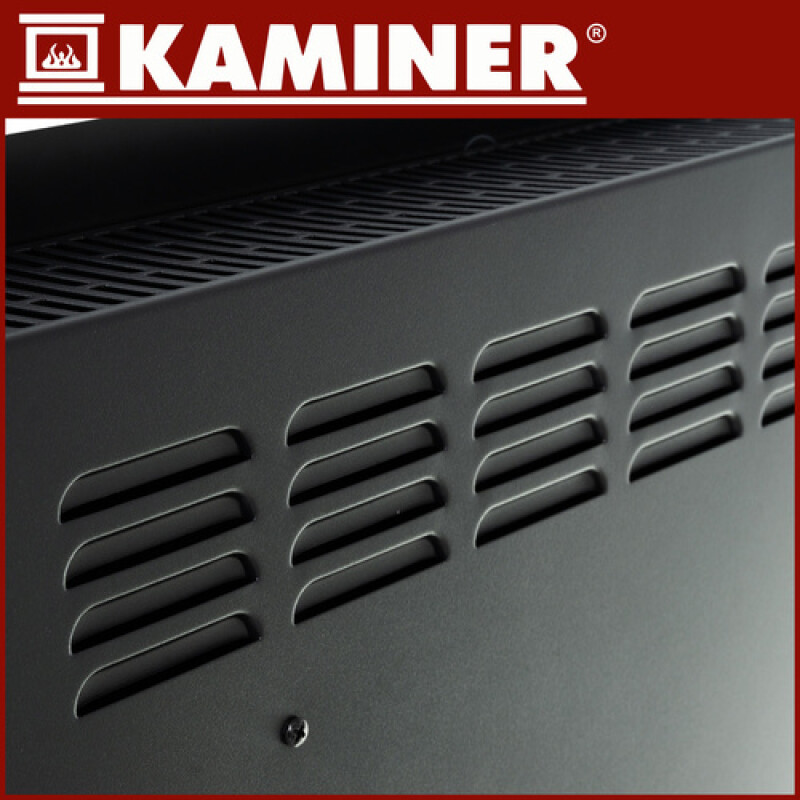 Electric glass Heater 2300W / 2500W with timer, black