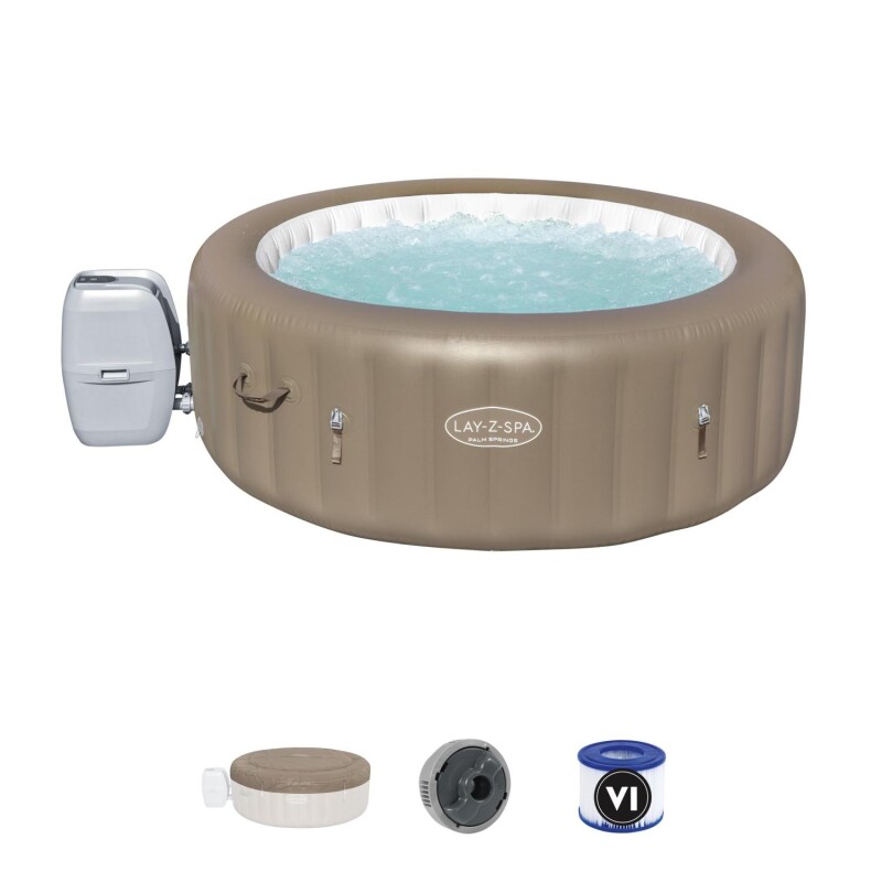 Bestway LAY-Z-SPA Palm Springs AirJet - бассейн - джакузи для 4-6 персон (60017)