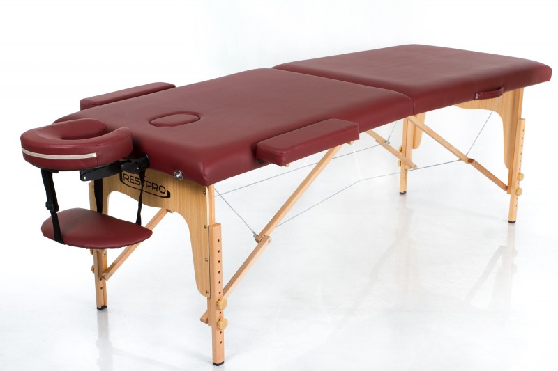 RESTPRO® Classic-2 Wine Red Portable Massage Table