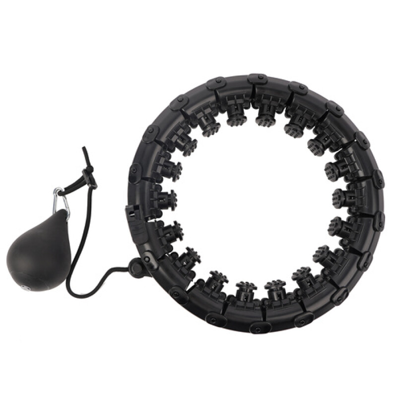 Hula hoop with massager and weight