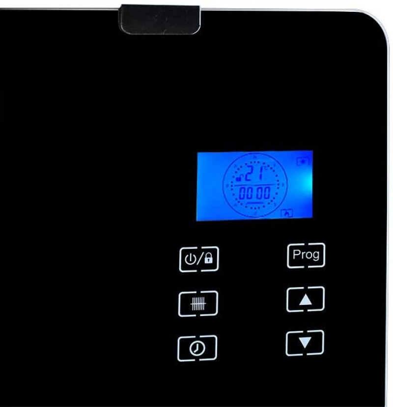 Electric Convection Heater 2000W with timer, black
