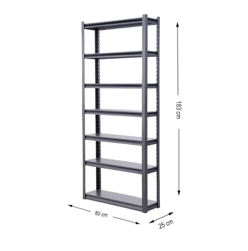 7-level storage rack Haushalt 183x80x25 cm