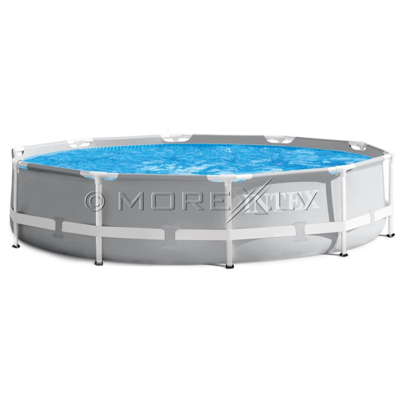 Каркасный бассейн Intex Prism Frame Premium Pool Set 305x76 см, с фильтрующим насосом (26702)