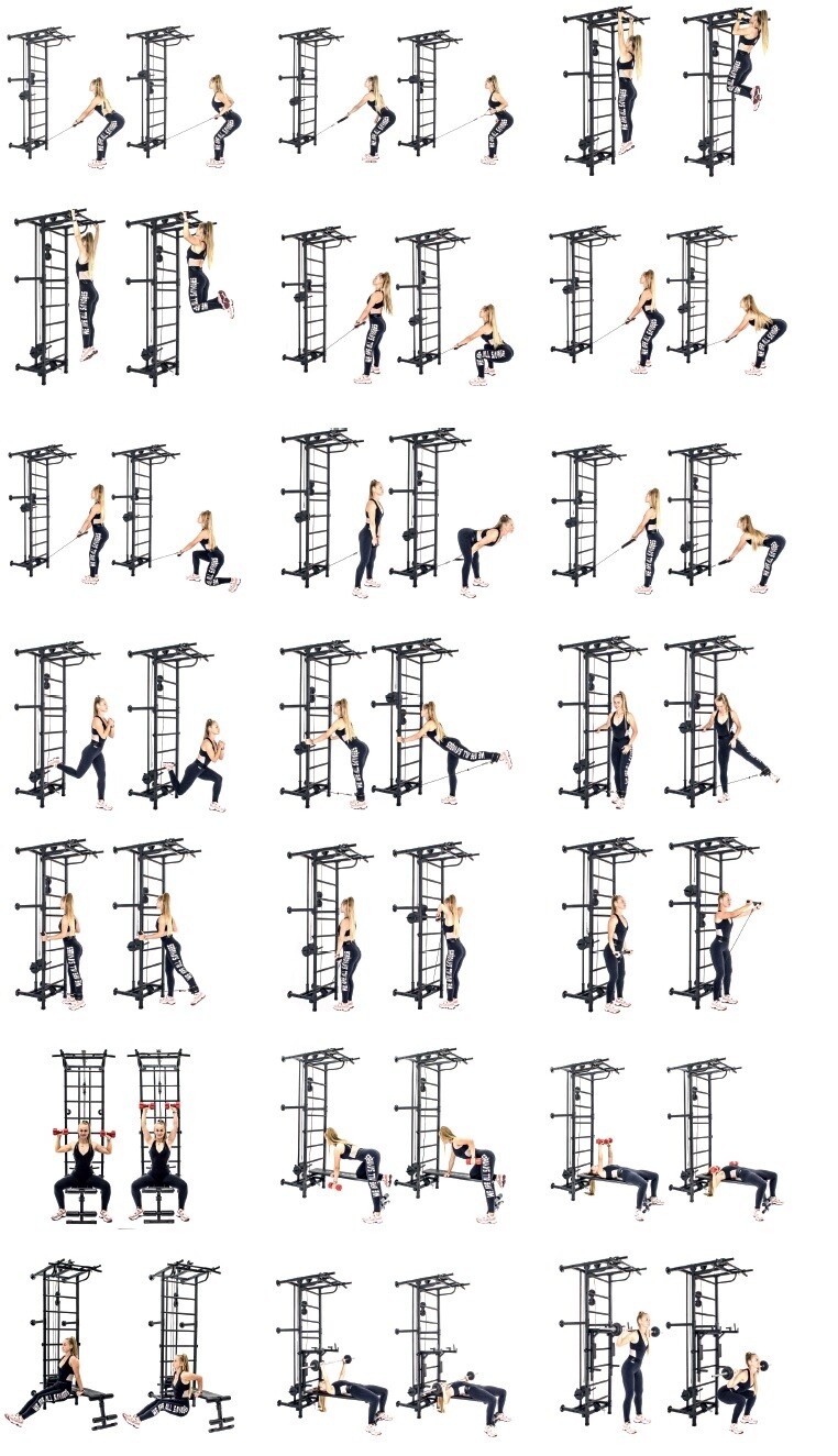 Спортивный комплекс KRAFT SystemLight 3in1, черный