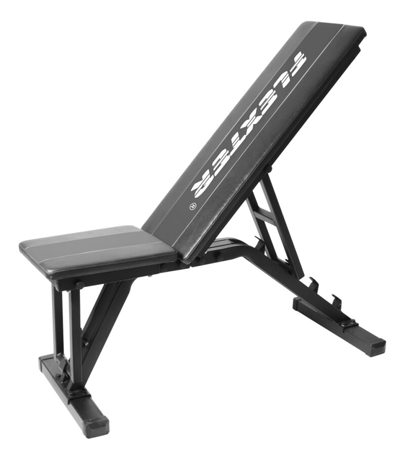 Скамейка для фитнеса FLEXTER-3, черная