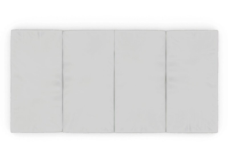 Складной спортивный мат 200x100 см, серый