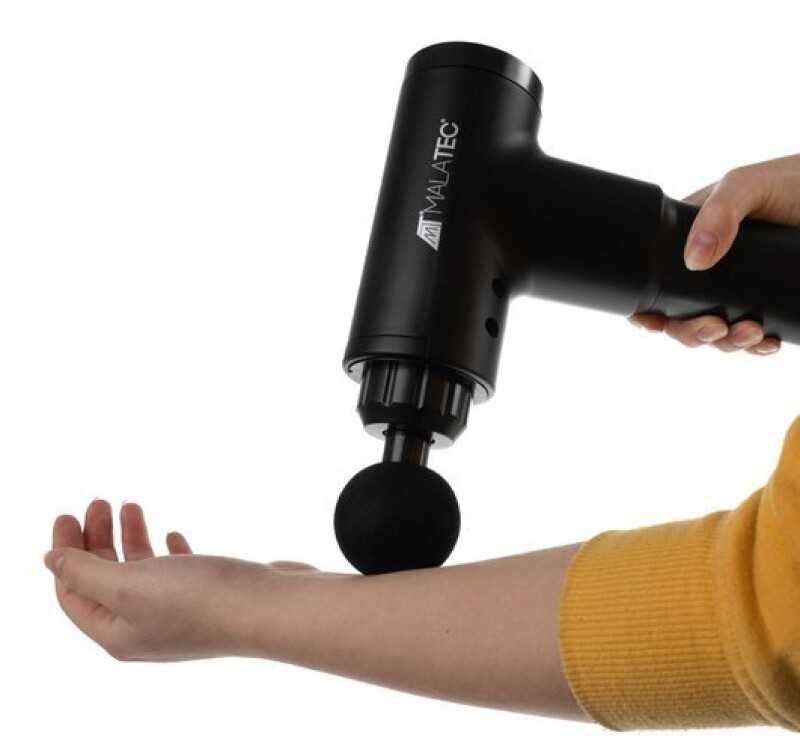 Muscle massage gun Malatec with 4 head attachments