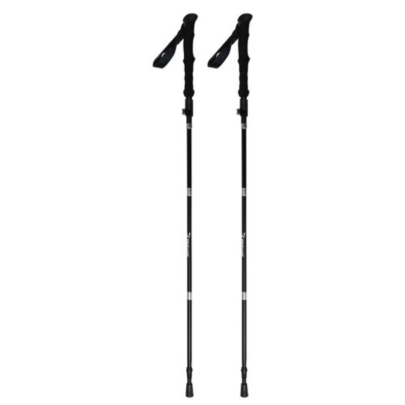 Saliekamās trekinga nūjas 2 gab., melnas