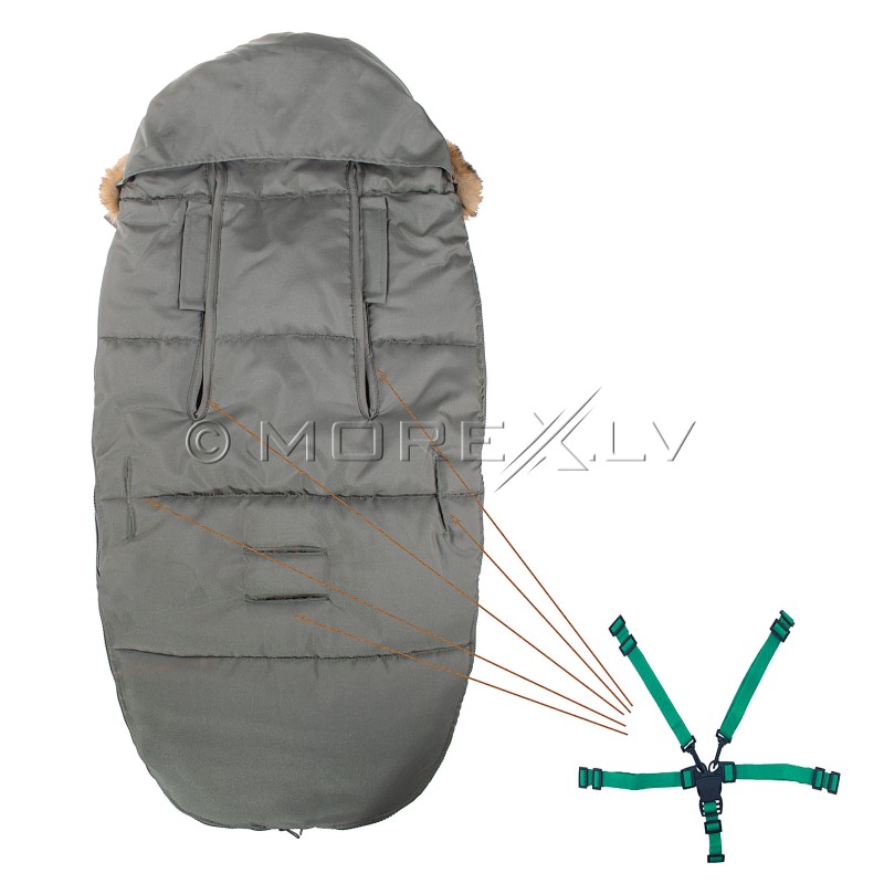 Baby stroller sleeping bag SB003, black